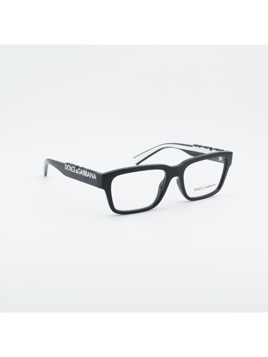 Dolce & Gabbana DG5112 501 Eyeglasses Black 55mm Rectangle Frame main image 4